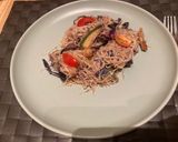 Thai zöldséges-csirkés sült rízstészta 🧄🧅🌶🥕🫑🍜🥒 🇹🇭 😋 recept fázis 7 fotója