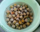 Une image de l'étape 1 de Maxi gâteau façon tarte aux mirabelles et miel.