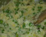 A picture of step 1 of Peas&maize mukimo # authormarathon.