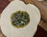 A picture of step 2 of Mughlai Paratha.