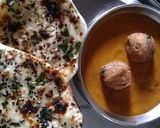 A picture of step 7 of Malai kofta and Garlic Naan.