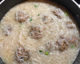A picture of step 4 of Shrimp and Mushroom Meat Balls in Misua Noodle Soup Part 2.