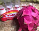 Foto langkah ke 1 dari resep Jus buah naga + yakult.