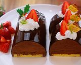 A picture of step 20 of Glossy! Creamy Chocolate Mousse Cake.