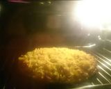 A picture of step 5 of Chicken bbq pizza. #4weeks challenge.