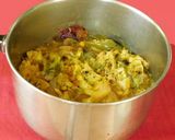 A picture of step 5 of Snake Gourd paal koottu (koottu with milk).