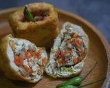 Foto langkah ke 8 dari resep Tahu isi sayuran.