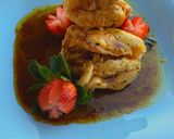 Foto del paso 9 de la receta: Pechuga rellena de mandarina, bañada en una reducción de naranja