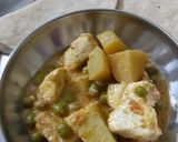 ভেগান আলু মটর শাহী পনির (vegan aloo motor shahi paneer recipe in bengali) রেসিপির ধাপ 3 ছবি