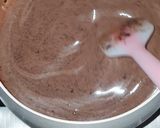Foto langkah ke 3 dari resep Matcha Cheese Chocolate Pudding.