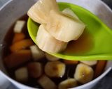 Foto langkah ke 3 dari resep Bubur Tapioka Isi Pisang dan Labu Kuning.