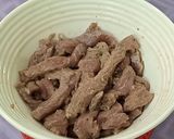 A picture of step 3 of Beef Chilli Dry🥩🌶️.