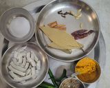 A picture of step 5 of Luchi and Cholar Dal.