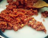 A picture of step 9 of Moong Dal Halwa.