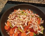 Foto del paso 1 de la receta: Piadinas con bacon, champiñones, verduras y queso