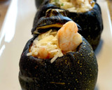 Foto del paso 5 de la receta: Calabacines rellenos falso risotto de marisco.¡Listos en 15 minutos!