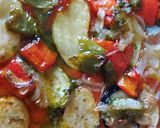 Foto del paso 7 de la receta: Caballa fresca con verduras de tumbet