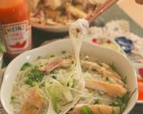 Hình bước làm 5 của món Phở gà