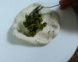 A picture of step 3 of Stuff garlic naan # indian breads.
