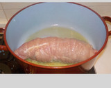 Foto del paso 14 de la receta: Pechuga de pavo rellena con salsa de vino