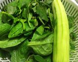 Hình bước làm 1 của món Canh Mồng Tơi+Rau Dền+Mướp Nấu Tôm