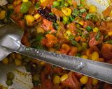A picture of step 3 of Kulith Sambhar biryani.