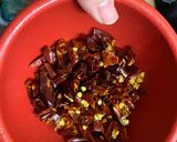 Foto del paso 1 de la receta: Camarones con ajo y chile del árbol