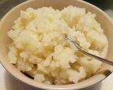 A picture of step 2 of Dairy free leek and potato mash - and it's creamy!.