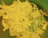 A picture of step 2 of Avocado Salad.