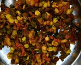A picture of step 4 of Veg patty.