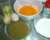 A picture of step 1 of Carrot Cake.