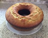Foto del paso 5 de la receta: Torta de durazno y banana (con mixer)