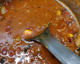A picture of step 6 of Rajma Masala and Jeera Rice.