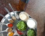 A picture of step 1 of Veg curd curry.