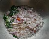 A picture of step 2 of Bamboo shoots & Vaal curry.