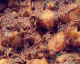 A picture of step 7 of Beef Matoke #jkonichallenge.