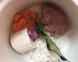 Foto langkah ke 1 dari resep Mpasi 6 Bulan : Bubur Daging.