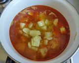 Cukkini krémleves pirított kolbásszal recept fázis 4 fotója