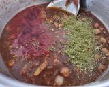 A picture of step 3 of Chhole chana masala (one pot recipe).