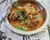 A picture of step 4 of Darbari Gosht.