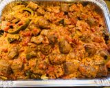 A picture of step 7 of Creamy Baked Chicken Sausage Casserole.