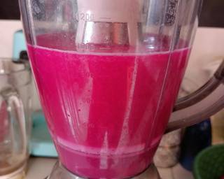 Cendol Buah Naga Mix Cincau - Step 2