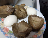 Foto del paso 1 de la receta: Puré de lentejas con alcachofas y huevo picado