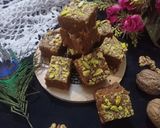 A picture of step 7 of Walnut Burfi.