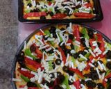 صورة لخطوة 5 من وصفة بيتزا بالخضار 🍕🍕🍕🥗🥗🥗