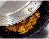 A picture of step 3 of Paneer Bhurji.