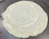 A picture of step 3 of Samak rice and Chanadal dosa.