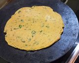 A picture of step 4 of Multi grain bathua lachha paratha.