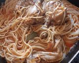 Foto del paso 7 de la receta: Fideos (Spaghetti) con pollo