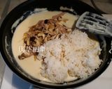 白醬豬肉松本茸燉飯的食譜步驟4照片